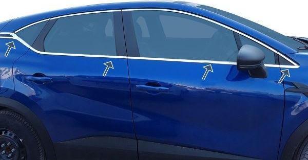 OMSA Renault Captur 2 Krom Cam Alt Çıtası 2019 ve Sonrası  - Image 1