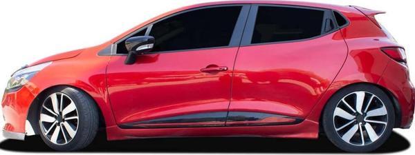 OMSA Renault Clio 4 HB/SW Kırmızı Krom Yan Kapı Çıtası 4 Parça 2012-2018 Arası - Image 1