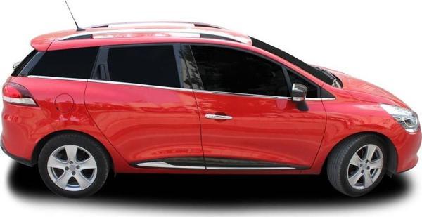OMSA Renault Clio 4 HB/SW Krom Yan Kapı Çıtası 4 Parça Formlu 2012-2018 arası - Image 1
