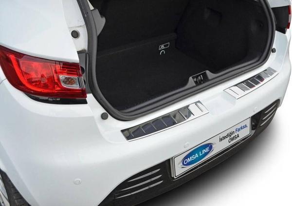 OMSA Renault Clio 4 Krom Arka Tampon Eşiği Taşlı 2012-2018 Arası - Image 1