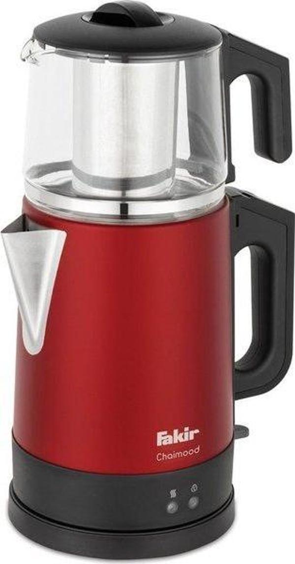Fakir Chaimood 1800 W Cam Demlikli Çay Makinesi Kırmızı - Image 1