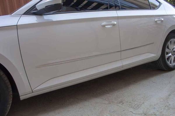 OMSA Skoda Superb  2 SD B6 Krom Yan Kapı Çıtası 4 Parça 2015-2023 Arası  - Image 1
