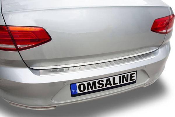 OMSA VW Passat B8 Krom Taşlı Arka Tampon Eşiği  2015-2019 Arası - Image 1
