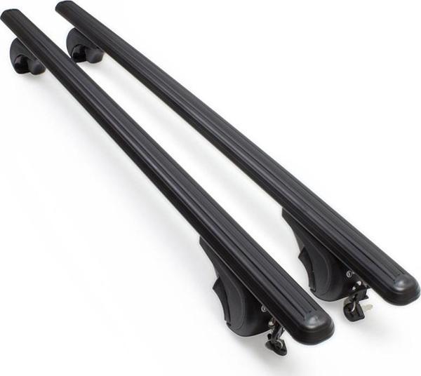 Fiat Doblo Siyah Ara Atkı 2 Parça Bold Bar 110-132cm Metal Kilit 2010-2021 Arası - Image 1