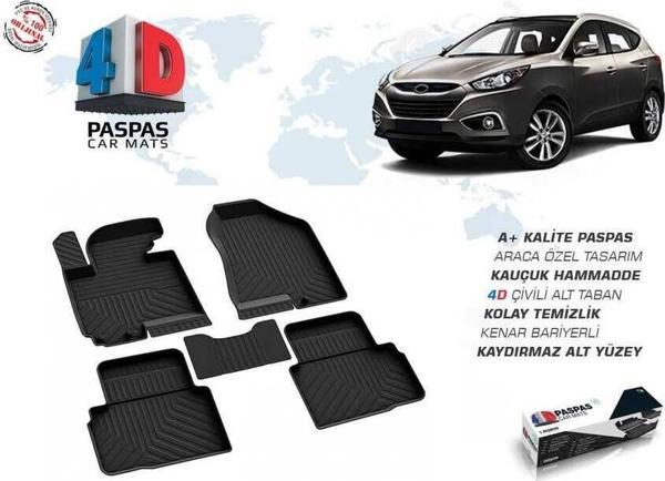 Hyundai İx35 4D Havuzlu Paspas Siyah 2009-2015 Arası - Image 1