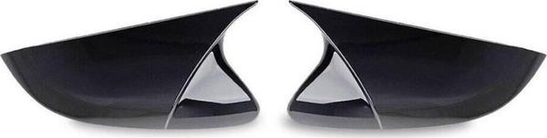 BMW 5 Serisi E60/E61 Yarasa Batman Ayna Kapağı Piano Siyah ABS 2004-2010 Arası - Image 1