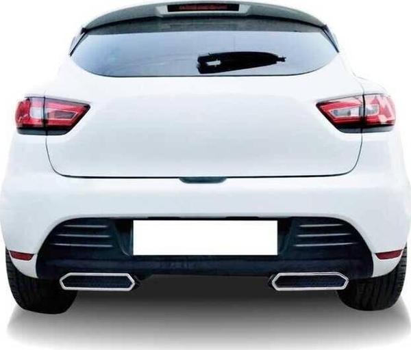 Renault Clio 4 Arka Difüzör 2 Parça 2012-2019 Arası - Image 1