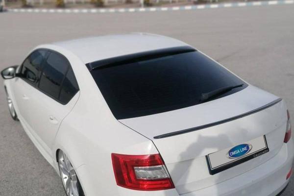 Skoda Octavia 3 A7 Cam Üstü Spoiler Piano Black 2013-2019 Arası - Image 1