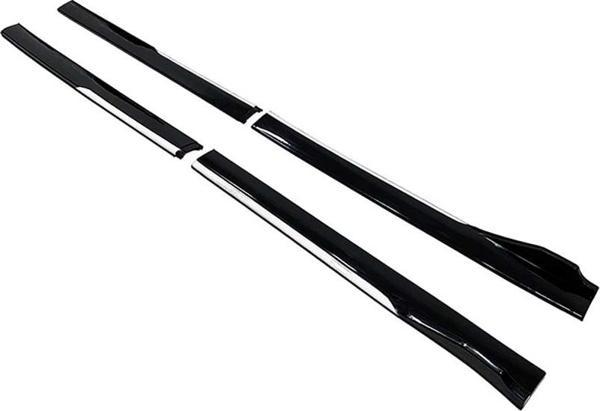 Universal Flaplı Marşpiyel Race Beyaz-Piano Black Abs - Image 1