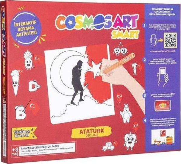 Cosmosart Atatürk Ve Cumhuriyet Karton Boyama Seti - Image 1