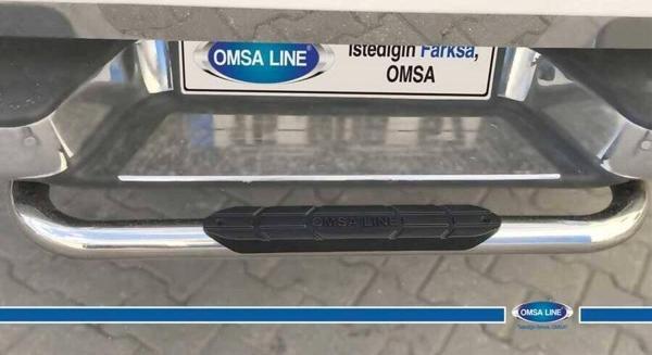 OMSA Mitsubishi L200 Arka Koruma Çap:76 Krom 2015-2019 Arası - Image 1