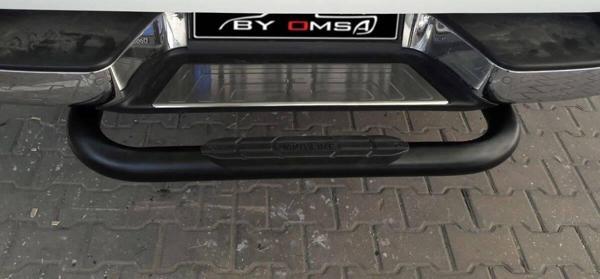 OMSA Mitsubishi L200 Arka Koruma Çap:76 Siyah 2015-2019 Arası - Image 1