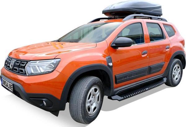 OMSA Dacia Duster Dakar Yan Basamak Siyah V1 2018-2024 Arası - Image 1