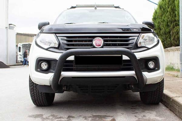 OMSA Fiat Fullback Pars Ön Koruma Çap:76 Siyah 2016 ve Sonrası - Image 1