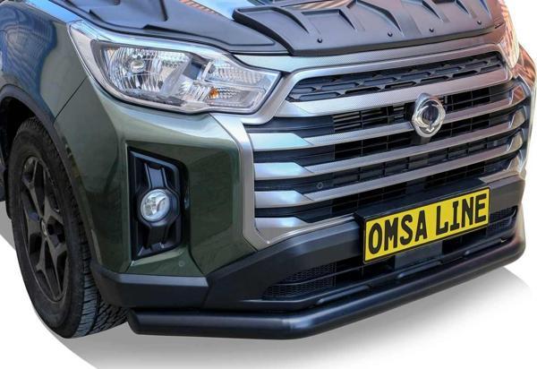 OMSA Ssangyong Musso Texas Ön Alt Koruma Çap:76 Siyah 2018 ve Sonrası - Image 1