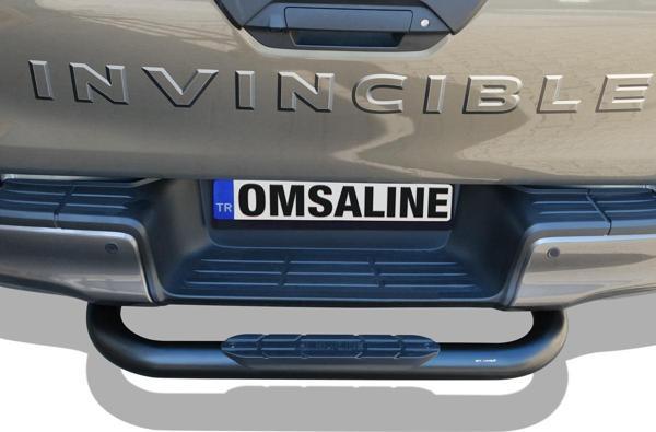 OMSA Toyota Hilux Arka Basamak Çap:76 Siyah 2015 ve Sonrası - Image 1