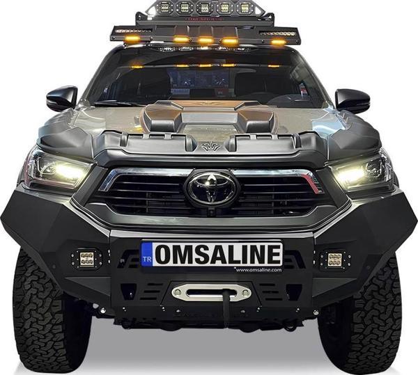 OMSA Toyota Hilux Dakar Çelik Ön Tampon Sensörlü 2020 ve Sonrası - Image 1