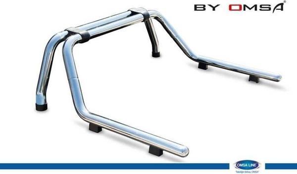 OMSA Nissan Navara Kobra Roll Bar Çap:60 Krom 2016 ve Sonrası - Image 1