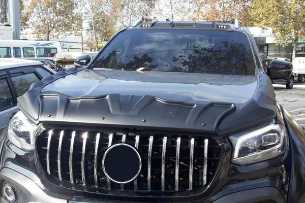 Mercedes X-Class Dragon Ön Kaput Rüzgarlığı 3 Parça 2017 ve Sonrası - Image 1