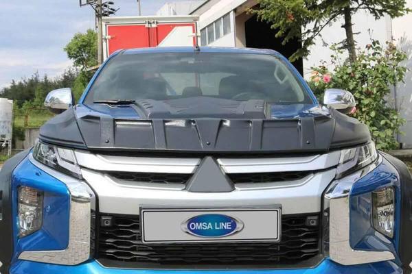Mitsubishi L200 Dragon Ön Kaput Rüzgarlığı 3 Parça 2020 ve Sonrası - Image 1