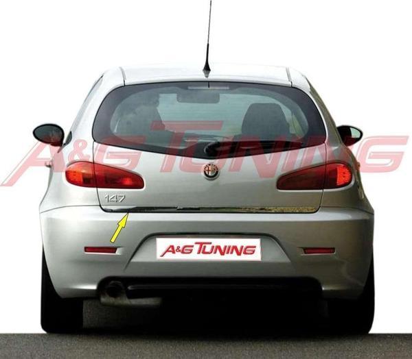 Alfa Romeo 147 Krom Bagaj Alt Çıtası Formlu Paslanmaz Çelik - Image 1