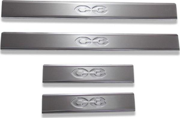 Citroen C3 Krom Kapı Eşiği Tk 2002-2009 4 Kapı Paslanmaz Çelik - Image 1