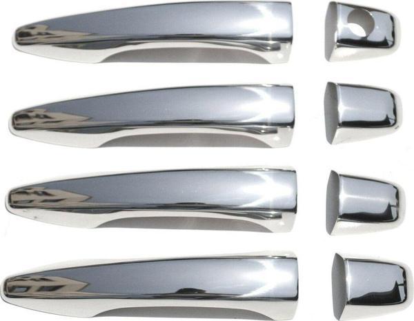 Citroen C4 Krom Kapı Kolu Tk 2010-2020 4 Kapı Paslanmaz Çelik - Image 1