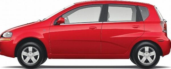 Chevrolet Aveo HB Krom Cam Çıtası 2008-2011 Paslanmaz Çelik - Image 1