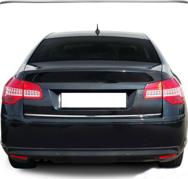 Citroen C5 Krom Bagaj Alt Çıtası Formlu 2008- ve Üzeri P.Çelik - Image 1
