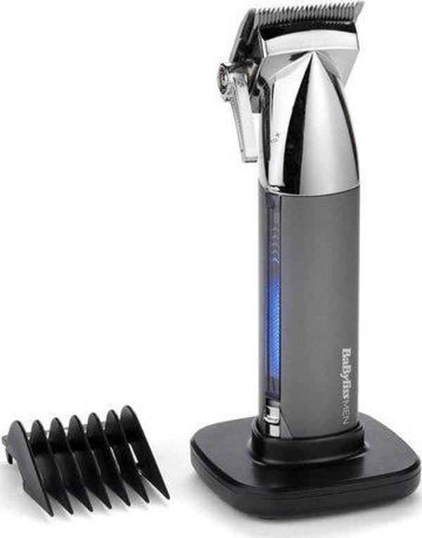 BaByliss Super X Metal 10 Başlıklı Lityum Saç Kesme Makinesi-E996E Gri - Image 1