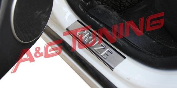 Chevrolet Cruze HB Krom Kapı Eşiği Tk 2011 Üzeri Paslanmaz Çelik - Image 1