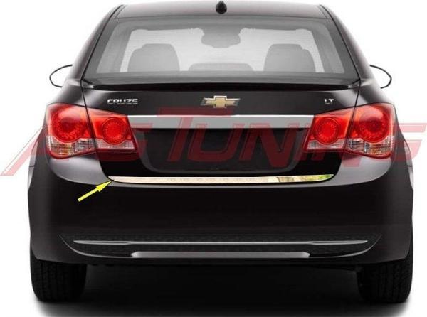 Chevrolet Cruze SEDAN Krom Bagaj Alt Çıta Formlu Paslanmaz Çelik - Image 1