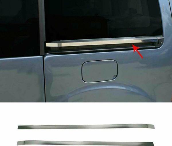 Citroen Nemo Krom Sürgülü Kapı Çıtası 2Prç Paslanmaz Çelik - Image 1