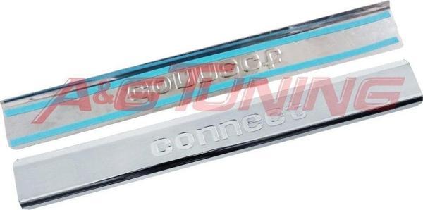 Connect Krom Kapı Eşiği Takımı 2009 -2014  Arası  Paslanmaz Çelik - Image 1