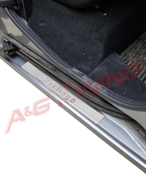 Citroen Berlingo Krom Kapı Eşiği 2008 ve Üzeri Paslanmaz Çelik - Image 1