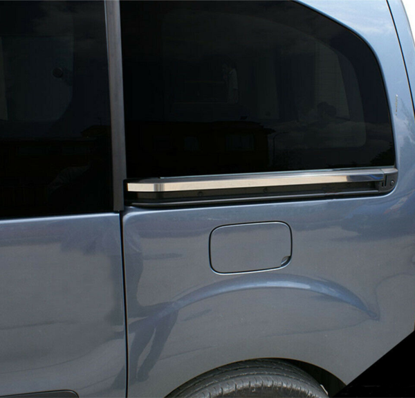 Citroen Berlingo Krom Sürgülü Kapı Çıtası 2008-2018 Arası Paslanmaz Çelik - Image 1