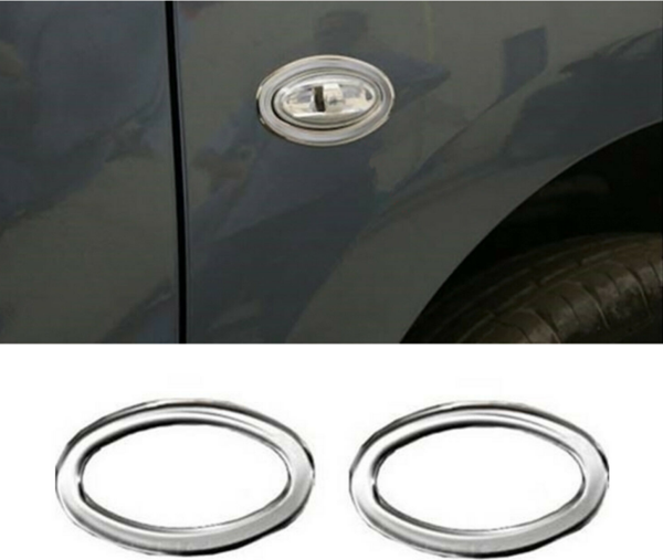 Citroen C2 Krom Sinyal Çerçevesi 2003 Üzeri 2Prç P.Çelik - Image 1