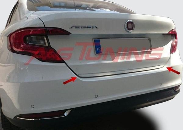 Fiat Egea Sedan Krom Bagaj Alt Çıta Formlu Paslanmaz Çelik - Image 1