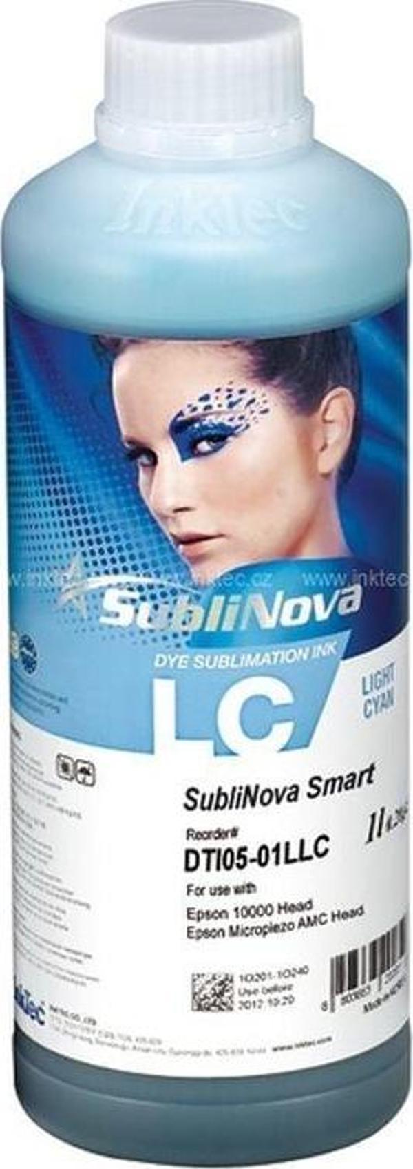InkTec Sublinova Sublimasyon Mürekkebi 1 Litre Açık Mavi - Image 1