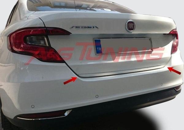 Fiat Egea Sedan Krom Bagaj Alt Çıta Formlu Paslanmaz Çelik - Image 1