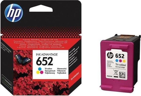 HP 652 RENKLİ MÜREKKEP KARTUŞU ( F6V24AE ) - Image 1