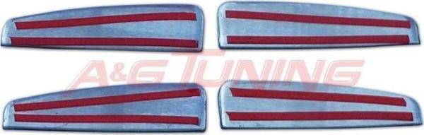 Fiat Linea Krom Kapı Kolu Tk 2012 Üzeri 4Prç Paslanmaz Çelik - Image 1