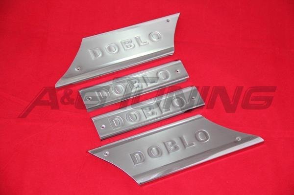 Fiat Doblo İç Kapı Eşiği Tk 2006-2010 Arası 4 Kapı Paslanmaz Çelik - Image 1