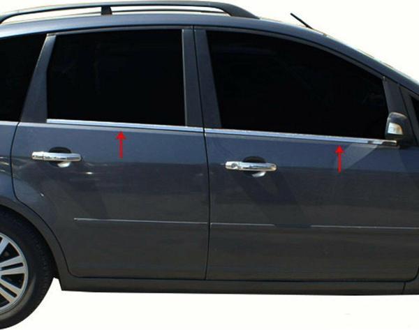 Ford C-Max Krom Cam Çıtası Tk 2004-2010 4Prç Paslanmaz Çelik - Image 1