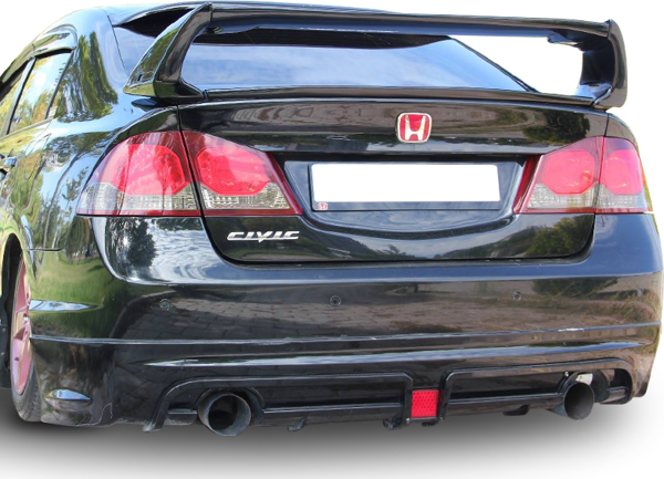 Honda Civic Krom Bagaj Alt Çıta Formlu 2006-2011 Paslanmaz Çelik - Image 1