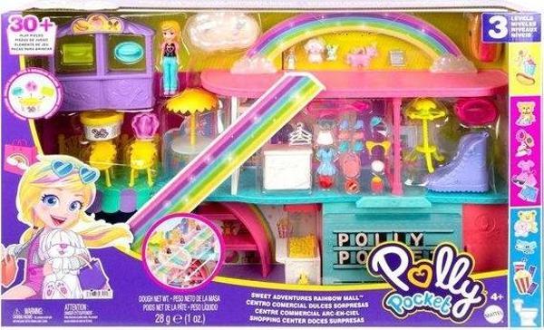 Polly Pocket Gökkuşağı Alışveriş Merkezi Oyun Seti HHX78 - Image 1
