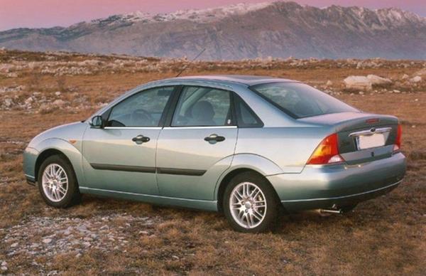 Ford Focus 1 SEDAN Krom Cam Çıtası Tk 1998-2005 4Prç Paslanmaz Çelik - Image 1