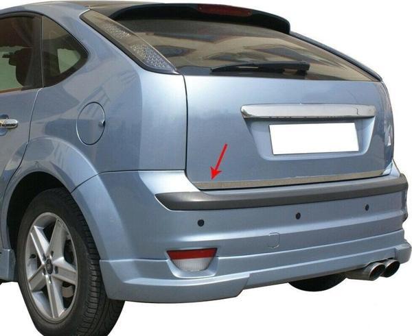 Ford Focus 2 Hatchback Krom Bagaj Alt Çıta Formlu 2005-2011 Paslanmaz Çelik - Image 1