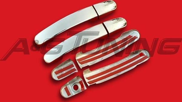 Ford Focus 2 Krom Kapı Kolu Tk 2005-2008 4Kapı Paslanmaz Çelik - Image 1