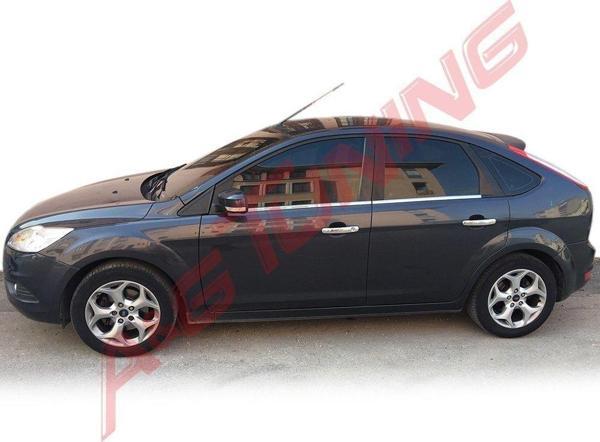 Ford Focus HB Krom Cam Çıtası 2005-2011 4Prç Paslanmaz Çelik - Image 1